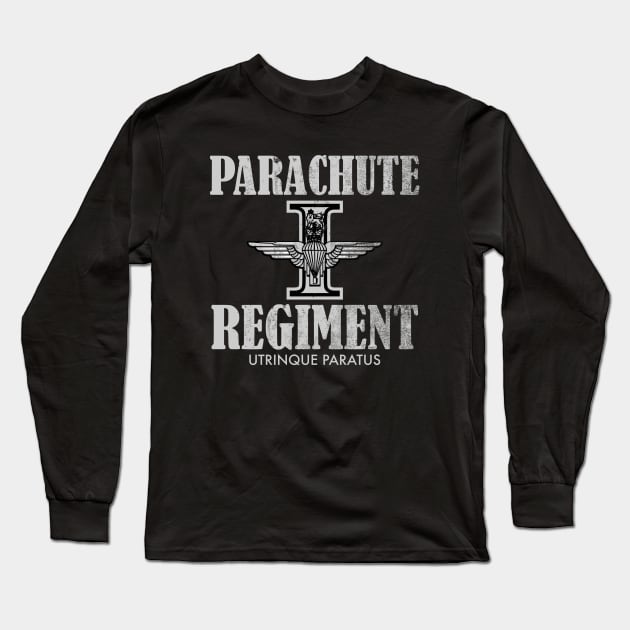 1 Para - 1st Battalion Parachute Regiment (distressed) Long Sleeve T-Shirt by TCP